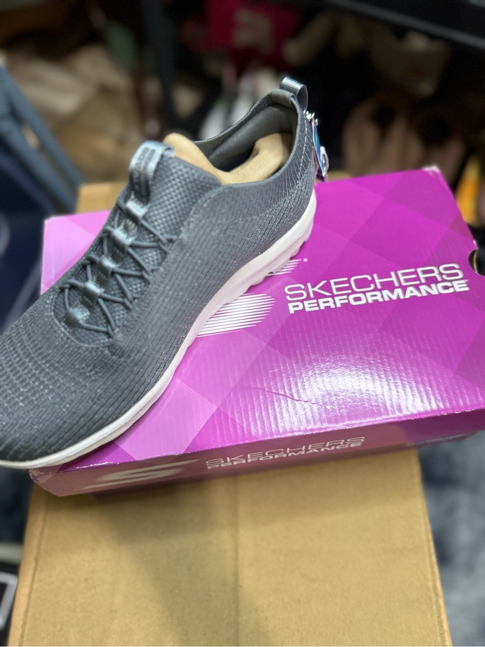 Skechers Performance Purple and Pink Shoe Box
